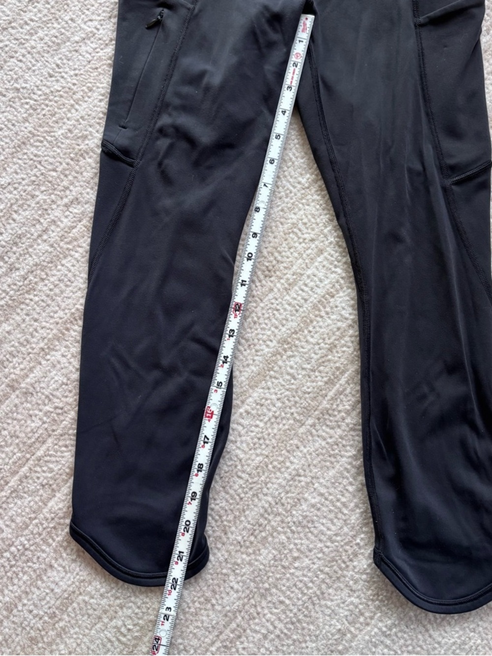 Athleta Black High-Rise Pocket Cropped Leggings Small - Picture 8 of 12